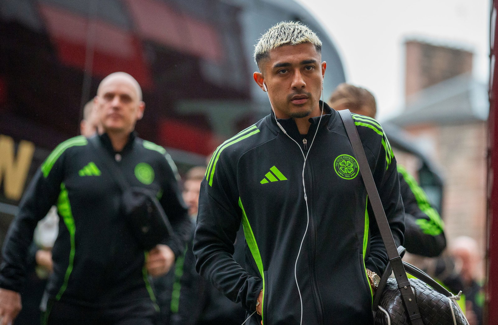 Celtic Defender Julian Araujo, Tynescastle