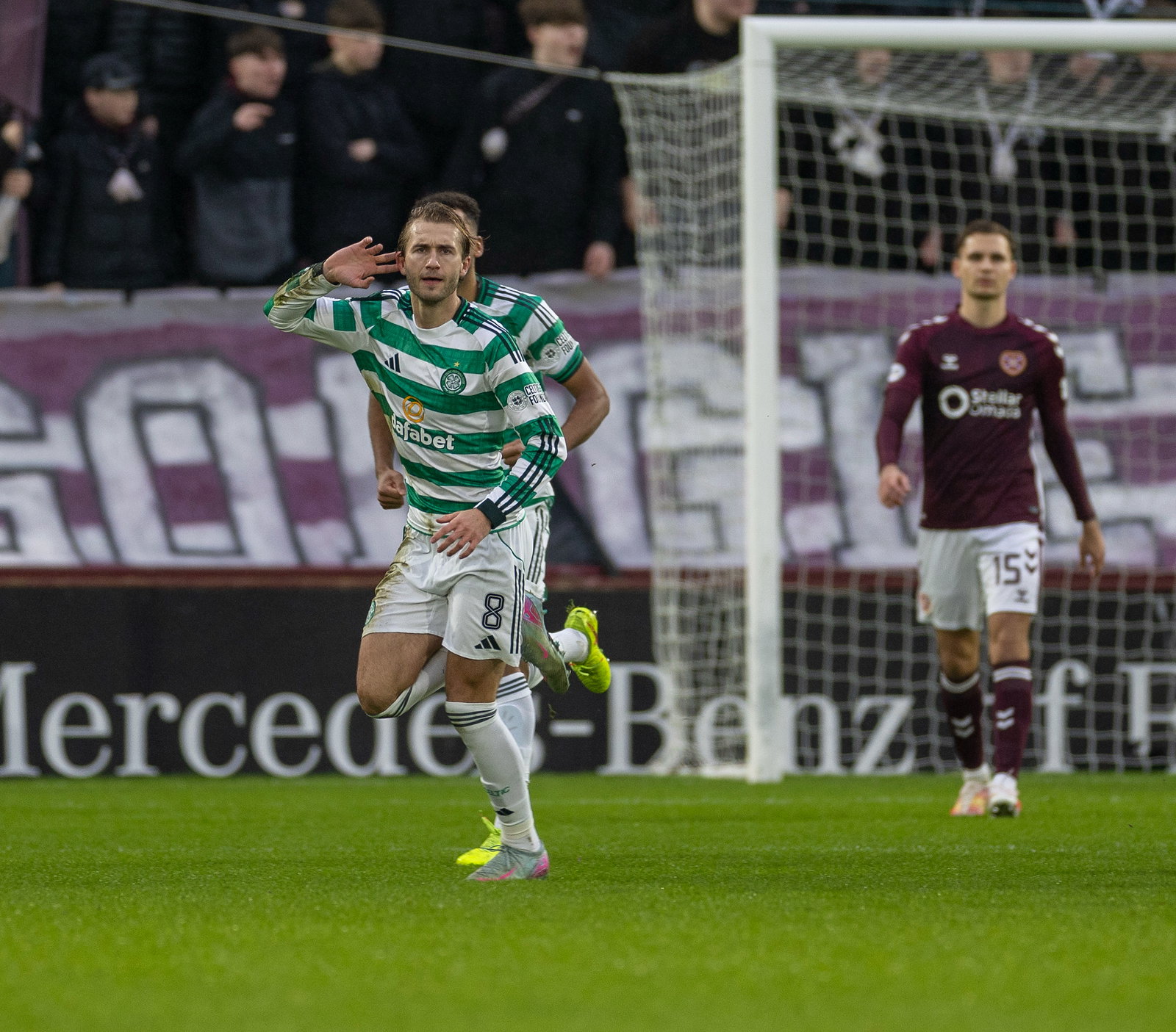 Celtic FC Midfielder Benji Nygren, Tynecastle