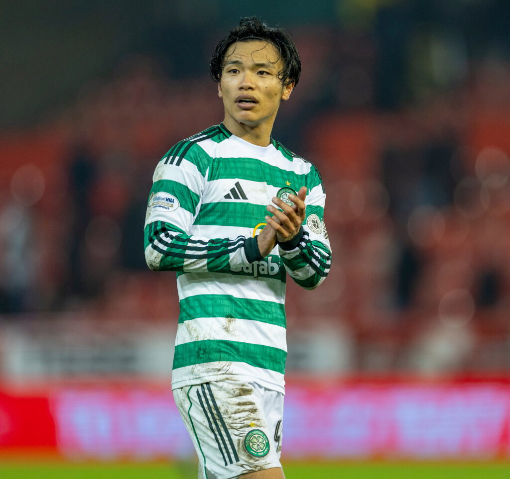 Celtic midfielder Reo Hatate.