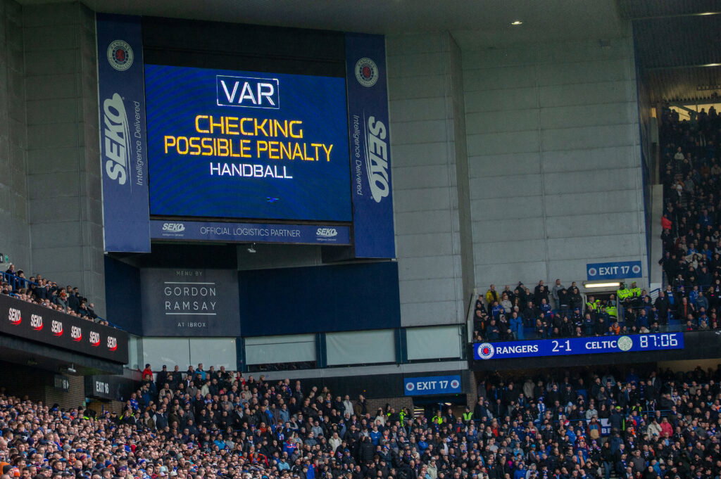 Celtic FC Ibrox VAR Penalty