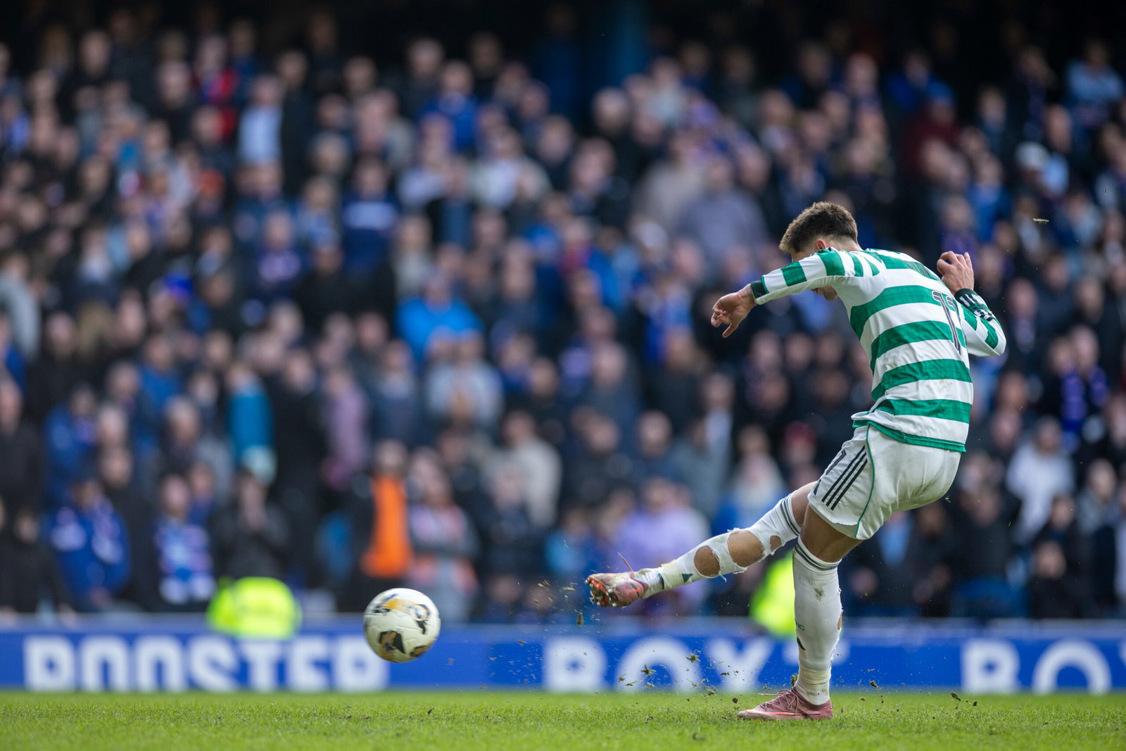 Celtic fc striker Cvancara Scores Winning Penalty at Ibrox