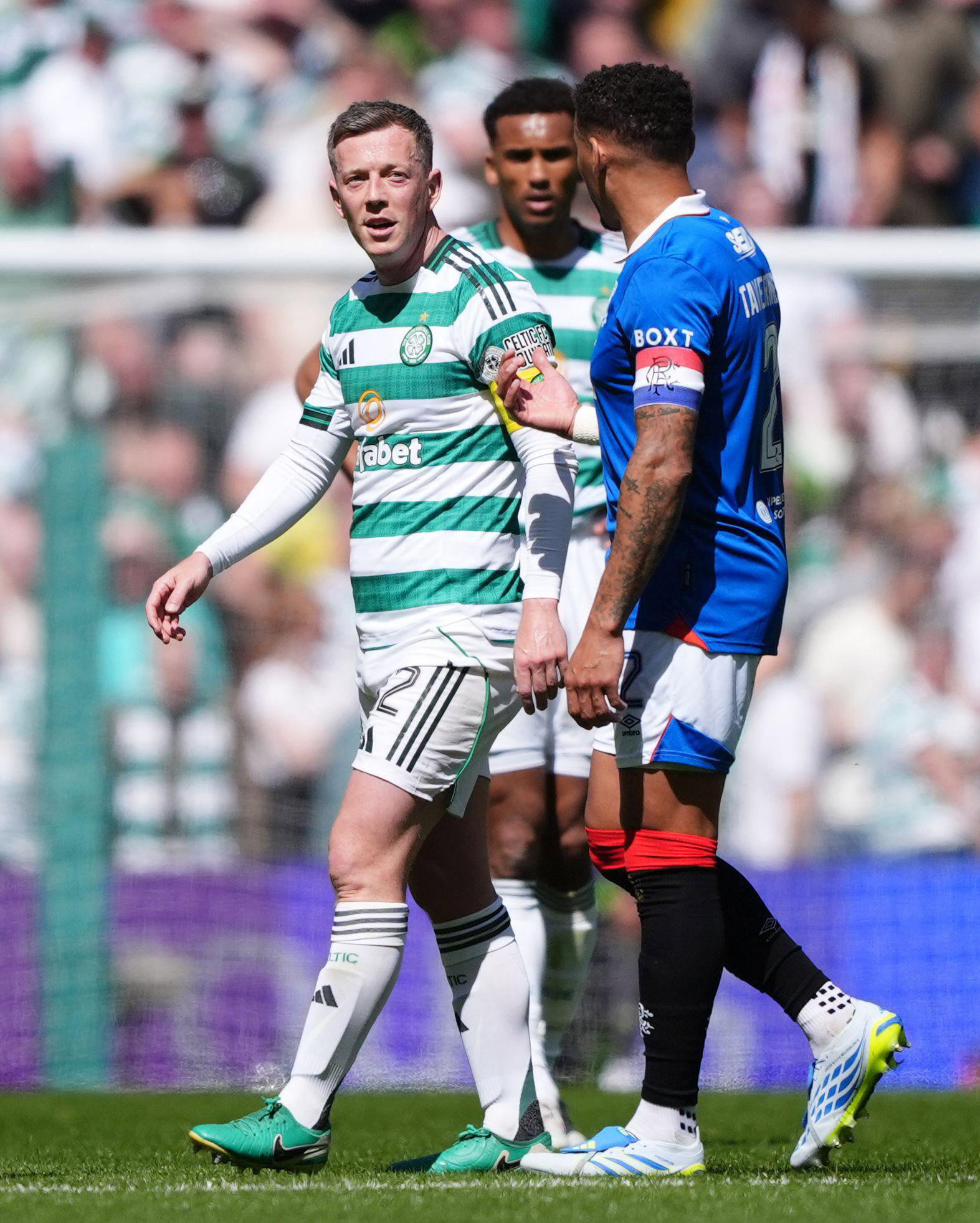 Celtic Callum McGregor vs Tavernier Rangers captain
