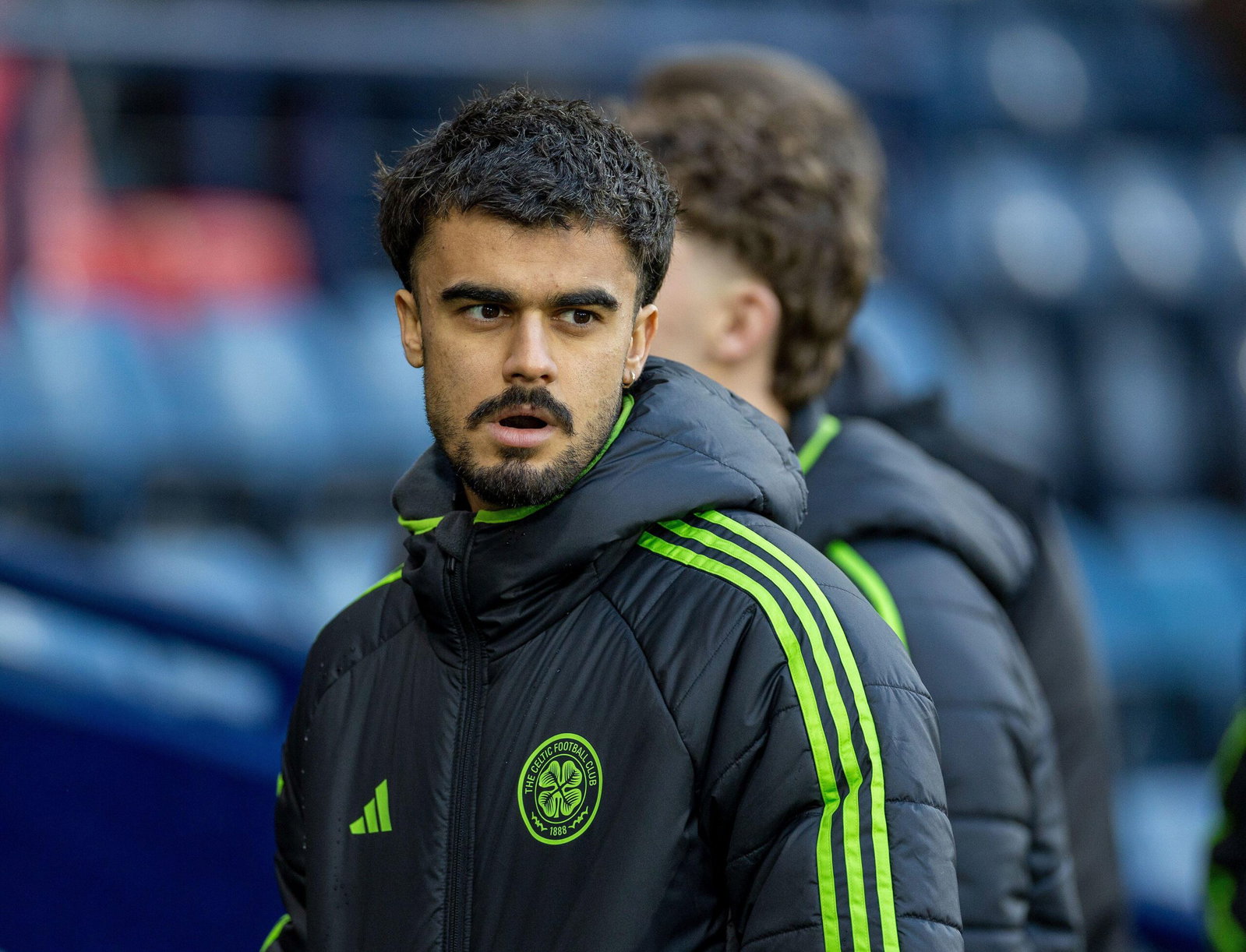 Hampden Park, Glasgow, UK. 14th Dec, 2025. Scottish Premier Sports Cup Final, St Mirren versus Celtic; Jota Joao Pedro Neves Filipe of Celtic who is currently out injured Credit: Action Plus Sports/Alamy Live News