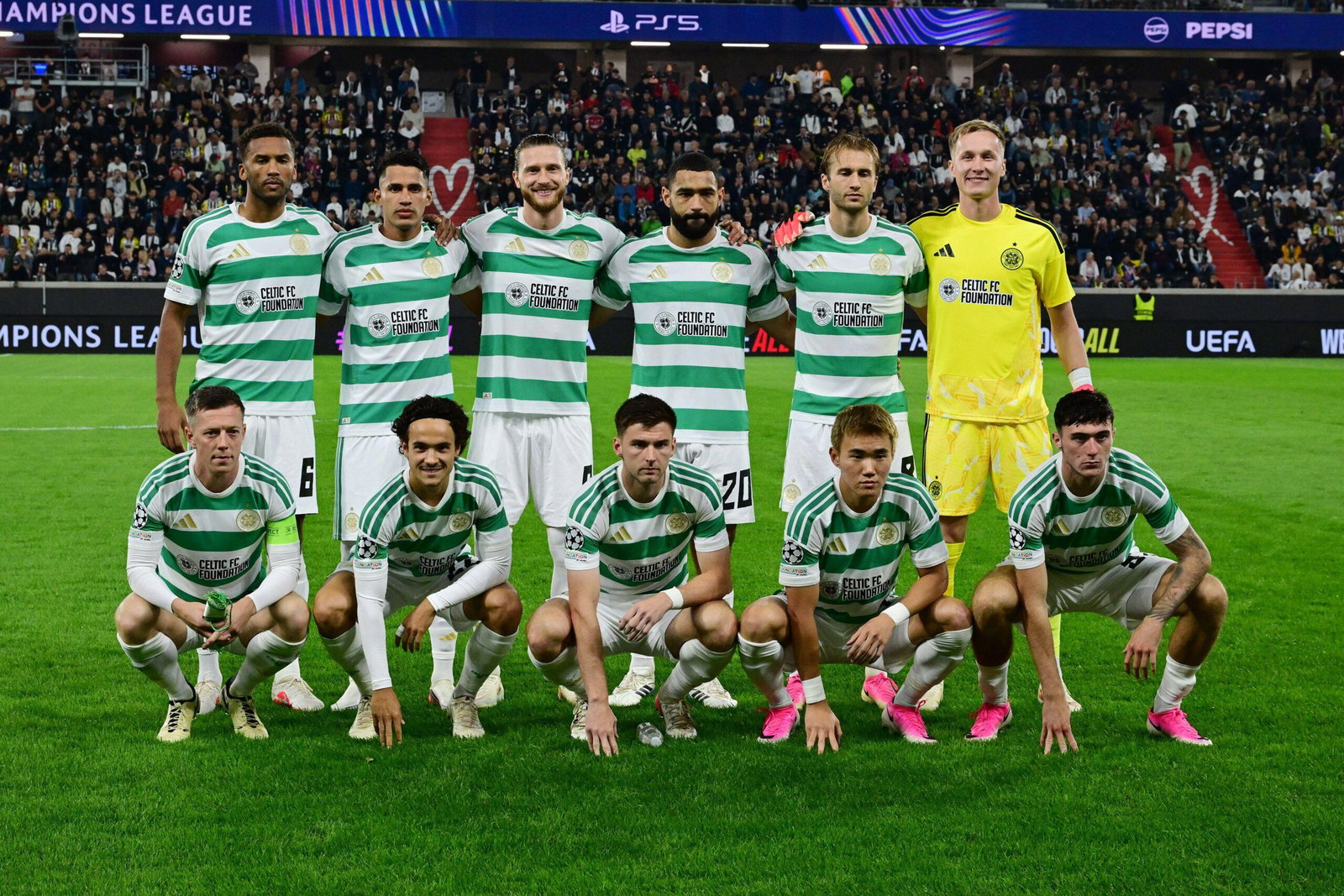 Celtic's squad capitulated in LASK