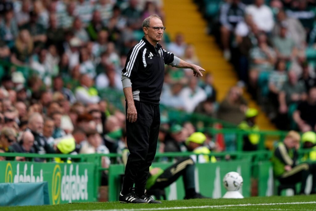 Celtic Park - Martin O'Neill Trackside