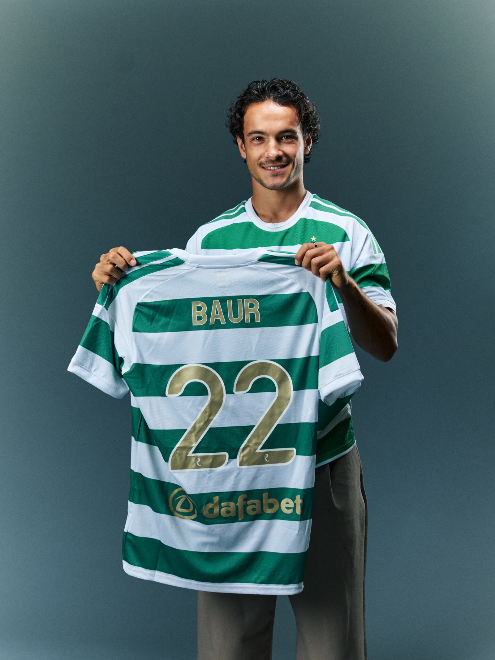 Celtic midfielder Mika Baur