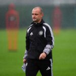Celtic coach Shaun Maloney during a training session at Lennoxtown Training Centre, Glasgow. Picture date: Tuesday September 1, 2026.