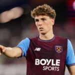 Arne Engels of West Ham United during the Sky Bet Championship match West Ham United vs Wolverhampton Wanderers at London Stadium, London, United Kingdom on 01 September 2026(Photo by Harvey Murphy/News Images)