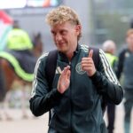 Celtic's Oliver Sorensen arrives at the ground ahead of the William Hill Premiership match at Celtic Park, Glasgow. Picture date: Wednesday September 2, 2026.
