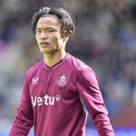Turf Moor, Burnley, Lancashire, UK. 5th Sep, 2026. English Football League Championship Football, Burnley versus Bristol City; Reo Hatate of Burnley waiting for the match to resume Credit: Action Plus Sports/Alamy Live News