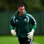 Sam Johnstone Addresses Celtic Injury Concern Celtic goalkeeper Sam Johnstone during a training session at Lennoxtown Training Centre, Glasgow. Picture date: Tuesday September 8, 2026.