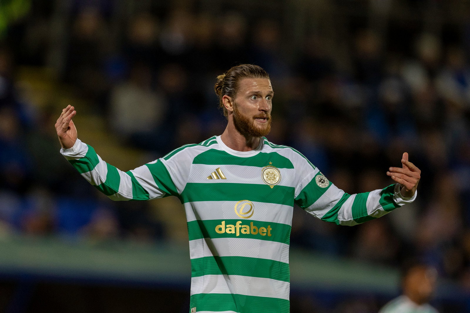 Celtic striker Kasper Hogh
