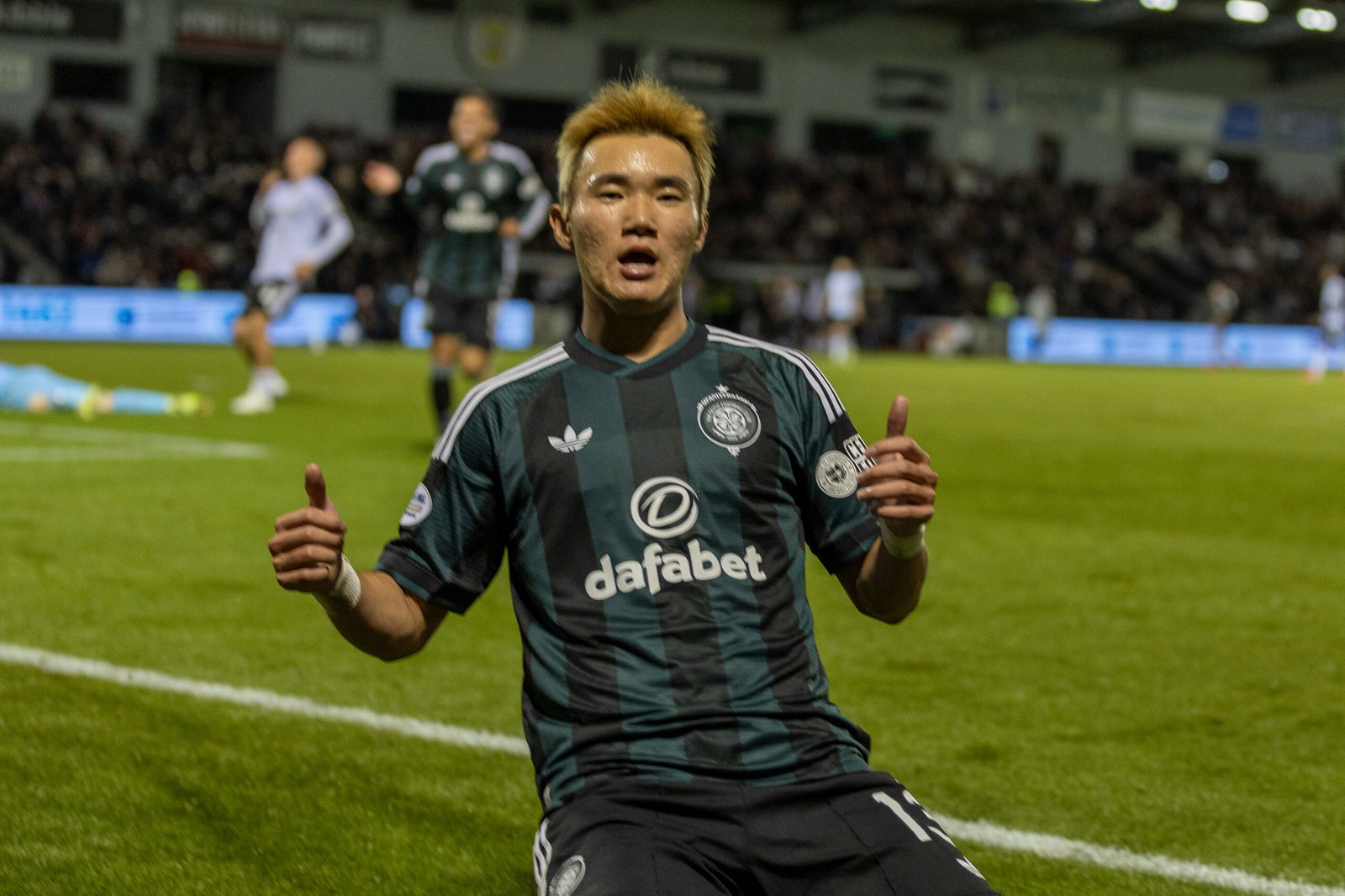 Pictured: Yang Hyun-jun jets off for Asian Games duty after Celtic win