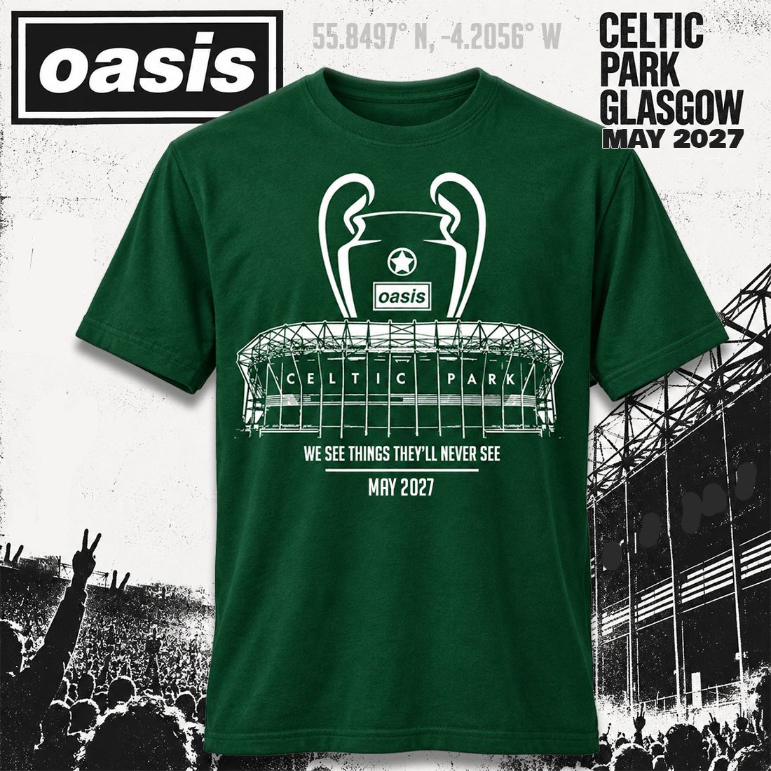 Celtic fan hoodies and T-shirts from Tees For Tims